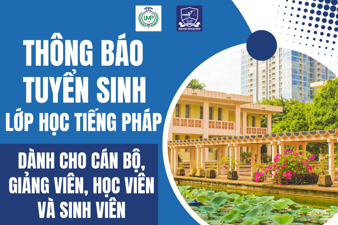 Tuyển sinh lớp học Tiếng Pháp